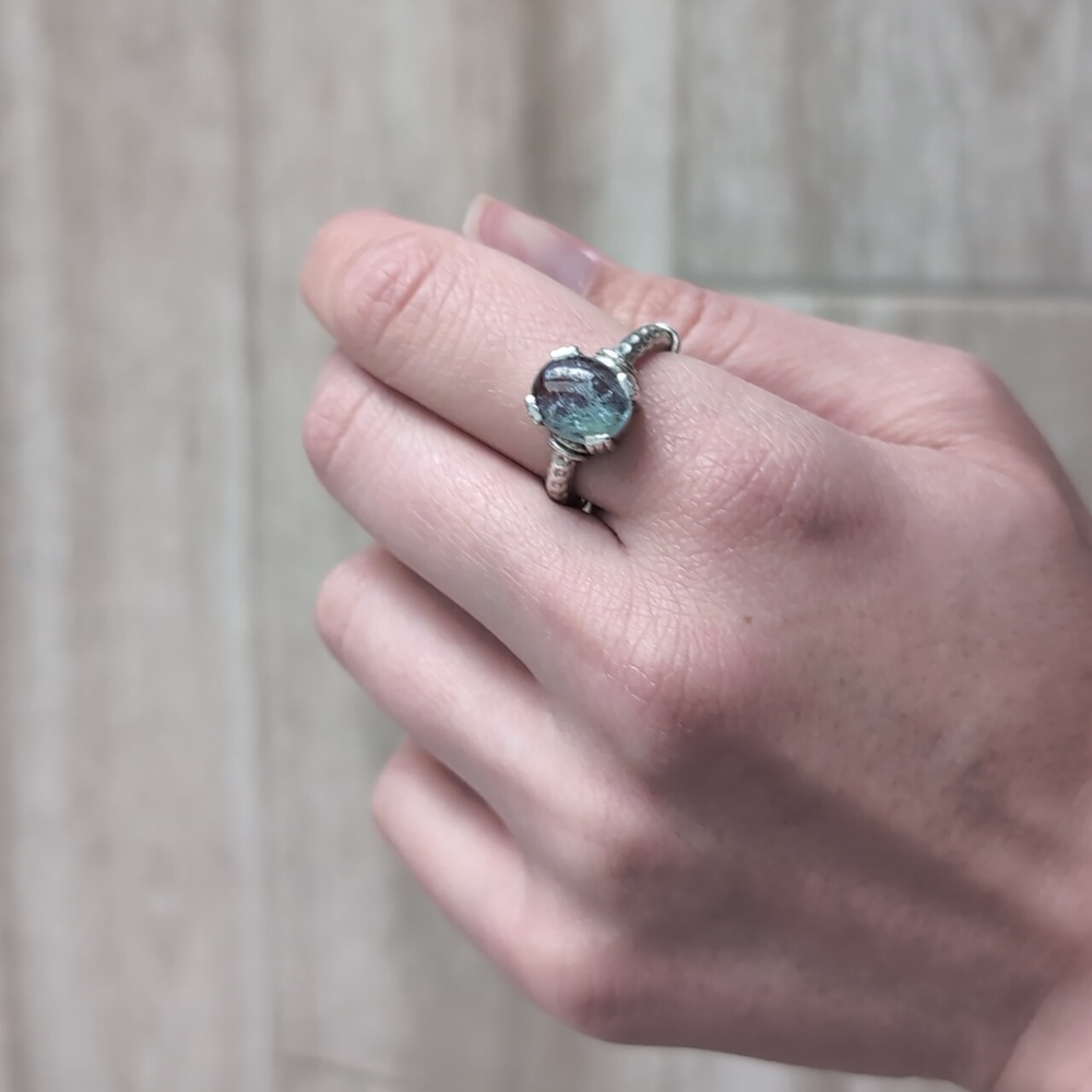 Sterling Silver Moonstone Ring - image 1